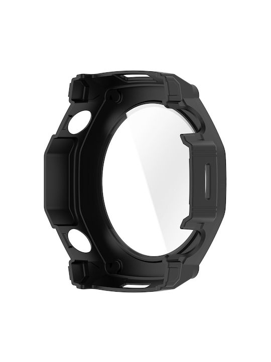 Πλαστική Θήκη με Τζαμάκι σε Μαύρο χρώμα για Amazfit T-rex Ultra 2