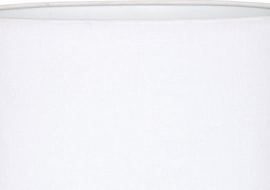 Monia Ceramic Table Lamp for E14 Fitting with Black Shade and Base