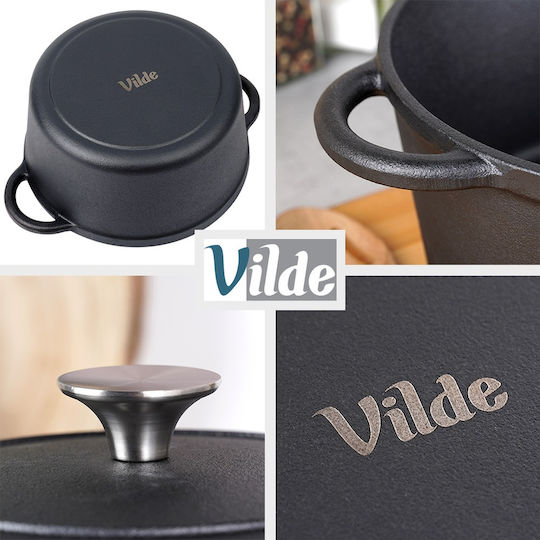Vilde Cast Line Deep Pot Cast Iron 5.9L / 35.5cm
