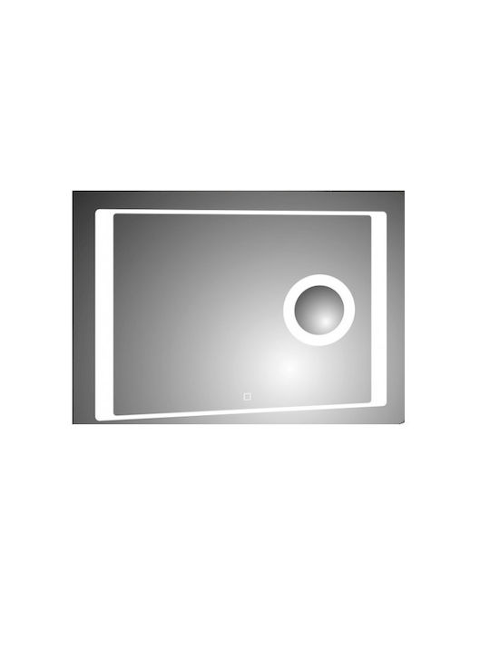 Inter Ceramic Icl 1596 Spiegel Badezimmer LED-Beleuchtung Touchscreen