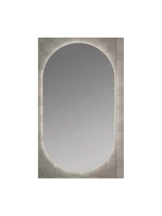 Savvopoulos Oval Oglindă de Baie Lumini LED 60x90cm