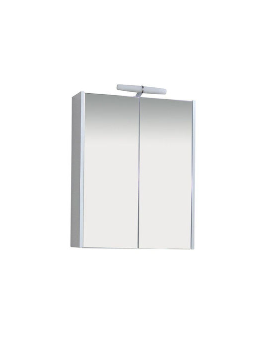 M-Mebel Банско Огледало LED с Шкаф с Дължина 55см