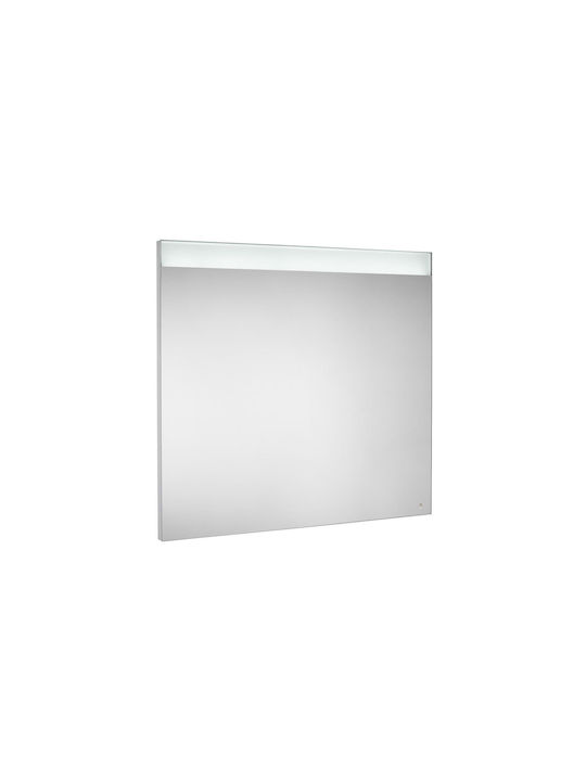 Roca Oglindă de Baie Dreptunghiulară Lumini LED 90x80cm