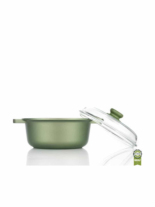 Risoli Dr Green Deep Pot Made of Cast Aluminum 3.5lt / 24cm