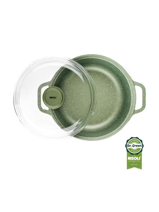 Risoli Dr Green Deep Pot Made of Cast Aluminum 3.5lt / 24cm