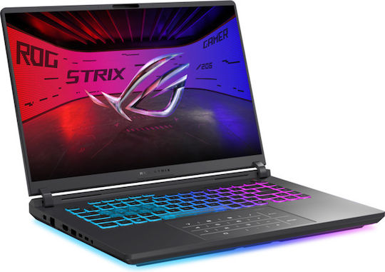Asus ROG Strix G16 G615LW-S5029W 16" IPS QHD+ 240Hz (Ultra 9-275HX/32GB/1TB SSD/GeForce RTX 5080/W11 Home) Eclipse Grey (Международна английска клавиатура)