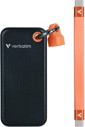Verbatim Pocket USB 3.2 Externe Festplatte 256GB M.2 Schwarz / Orange