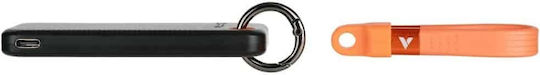 Verbatim Pocket USB 3.2 Externe Festplatte 256GB M.2 Schwarz / Orange