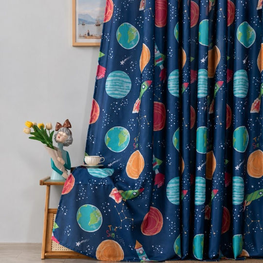 Galifas Kids Curtain with Rod Pocket 270x280cm