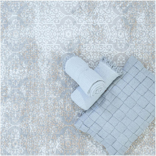 Ezzo Venice Σετ Μοντέρνα Χαλιά Κρεβατοκάμαρας Cream 12-9118ACD 3τμχ