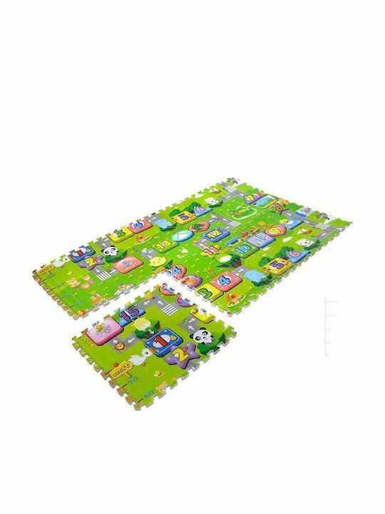 Interactive Floor Puzzle with Roads 4pcs