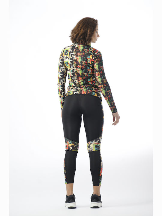 Training Damen-Set mit Mehrfarbigen Leggings