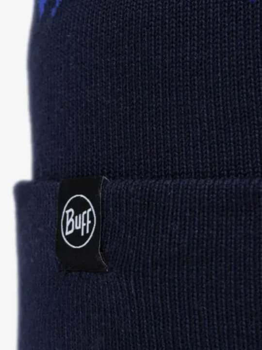 Tatik Beanie Unisex Σκούφος Πλεκτός σε Μπλε χρώμα