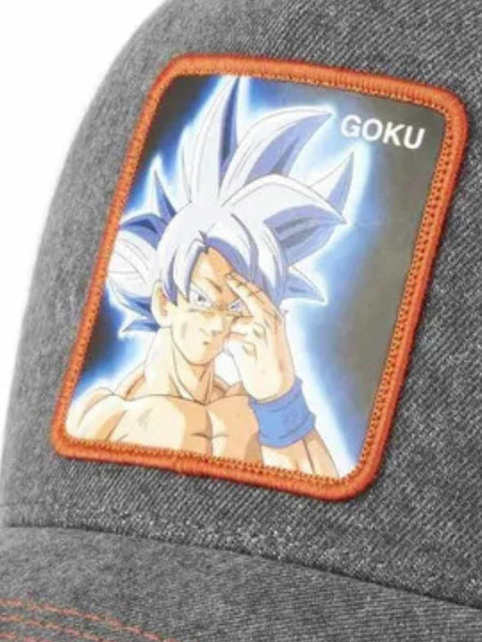 Capslab Dragon Ball Jockey Trucker Gri-cl Dbs8 1 Pct Gok-grey Capslab Dragon Ball Jockey Trucker Gri-cl Dbs8 1 Pct Gok-grey