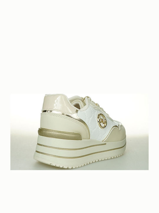 Damentaschen Sneakers Ecru / Multi