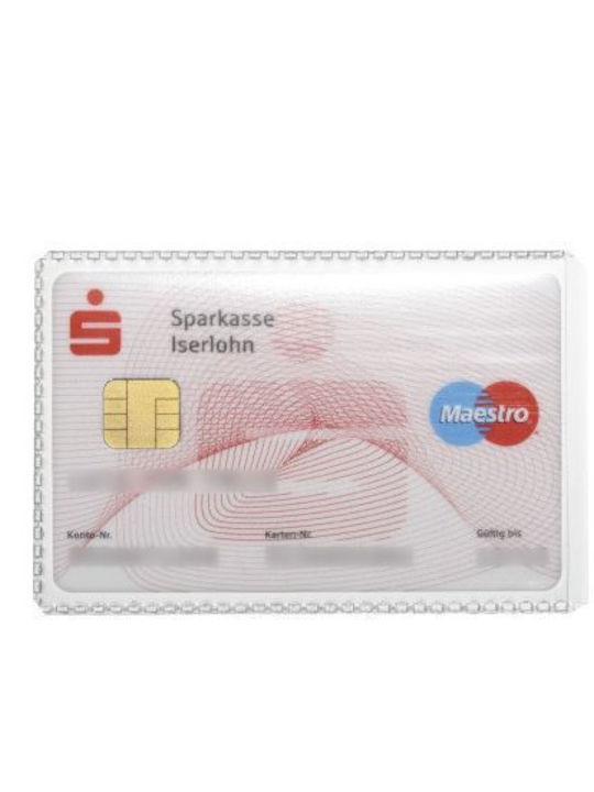 Durable Protection Case ID Card Case 54 x 86 mm 10 Pieces Transparent