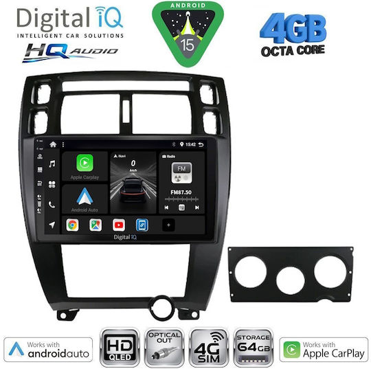 Digital IQ Ηχοσύστημα Αυτοκινήτου για Hyundai Matrix 2001-2010 (Bluetooth/USB/WiFi/GPS/Apple-Carplay/Android-Auto) με Οθόνη Αφής 9"