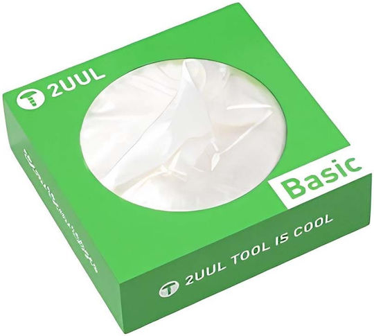 2uul Pack 100 Basic Microfiber Wipes Clo1 10x10 Cm Anti-dust White