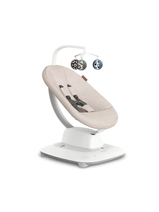 UPPAbaby Electric Baby Relax Swing Mamaroo Smart with Music Charlie Sand Melange for Child up to 11.3kg