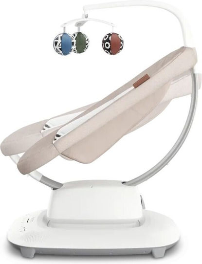 UPPAbaby Ηλεκτρικό Relax Μωρού Κούνια Mamaroo Smart με Μουσική Charlie Sand Melange για Παιδί έως 11.3kg