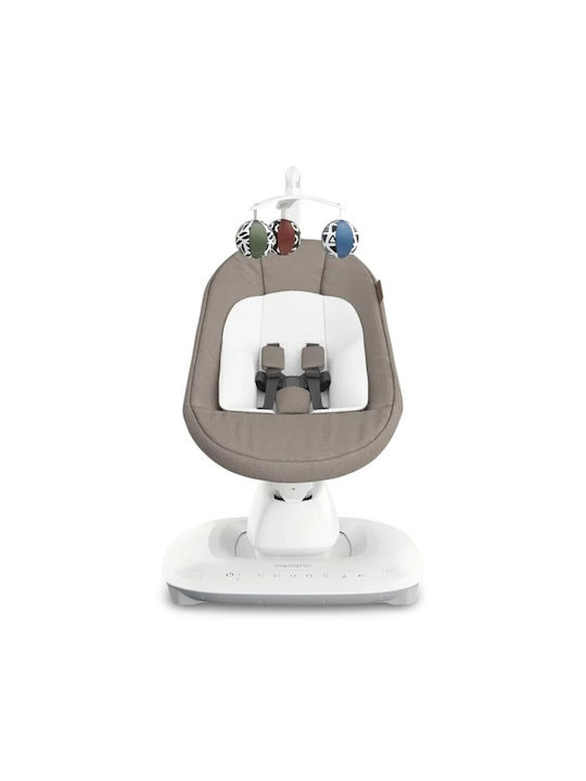 UPPAbaby Electric Baby Bouncer Swing Mamaroo Smart Wells Dark Taupe Mélange for Child up to 11.3kg