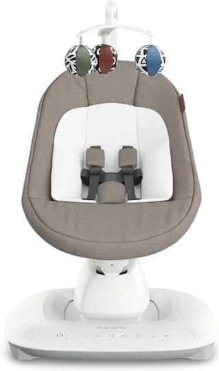 UPPAbaby Electric Baby Bouncer Swing Mamaroo Smart Wells Dark Taupe Mélange for Child up to 11.3kg