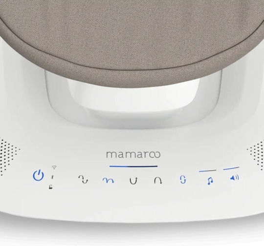 UPPAbaby Electric Baby Bouncer Swing Mamaroo Smart Wells Dark Taupe Mélange for Child up to 11.3kg
