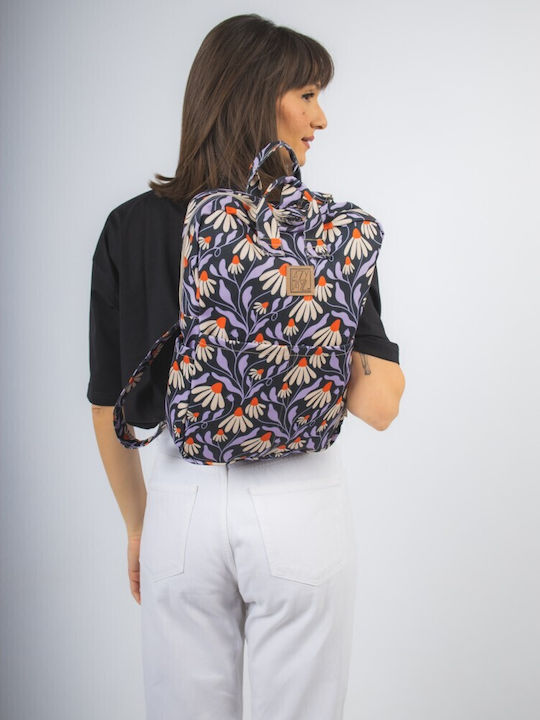 Leder Damen Handtasche Rucksack Mehrfarbig