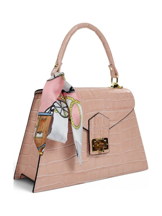 Leather Women's Shoulder Bag Gold