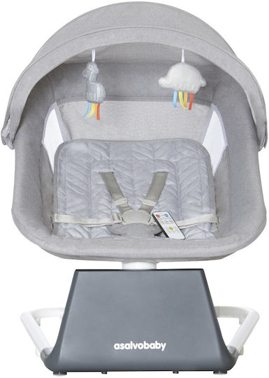 Asalvo Electric Baby Relax Bali With Music Gray For Child Up To 9kg