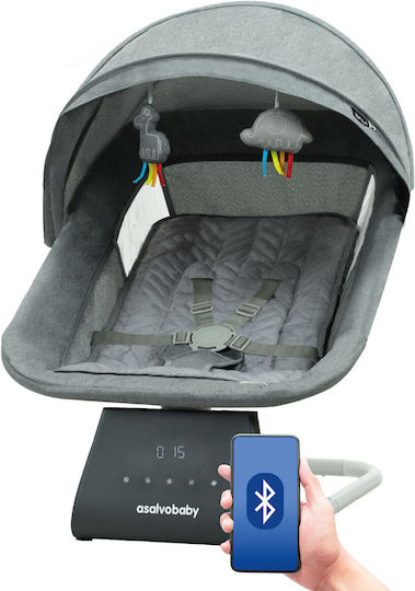 Asalvo Electric Baby Relax Bali With Music Gray For Child Up To 9kg