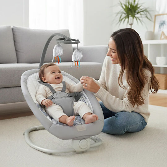 Asalvo Electric Baby Relax Fold with Music and Vibration Savannah for Child up to 9kg