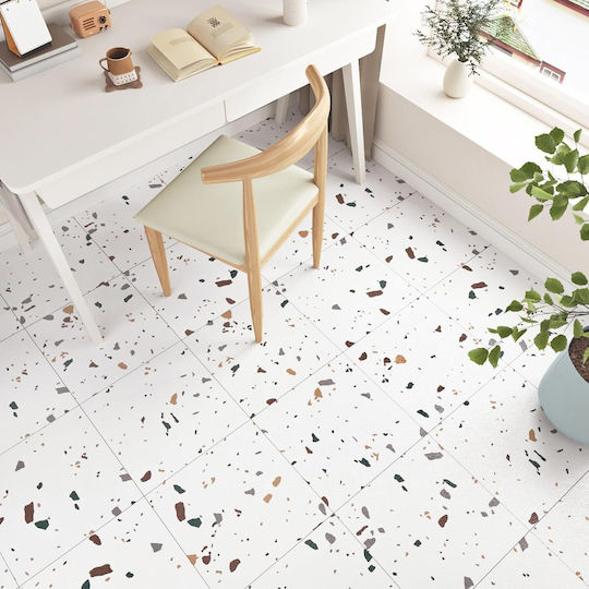 Автоключета Панел Винил Бял Pvc Yullpaper 30x30 См 24 Броя Баня