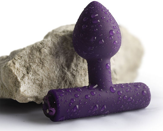 Rocks Off Πρωκτική Σφήνα με Δόνηση Μωβ