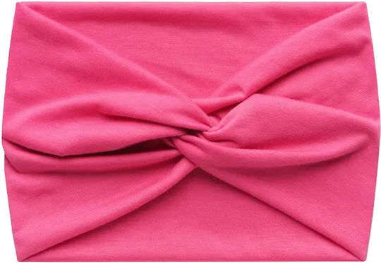Gekreuztes Stirnband Haar In Fuchsie Glatt Weich Einfach Baumwolle