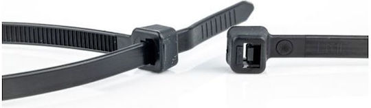 WKK Plastic Cable Ties In Black Colour 100pcs 110196071