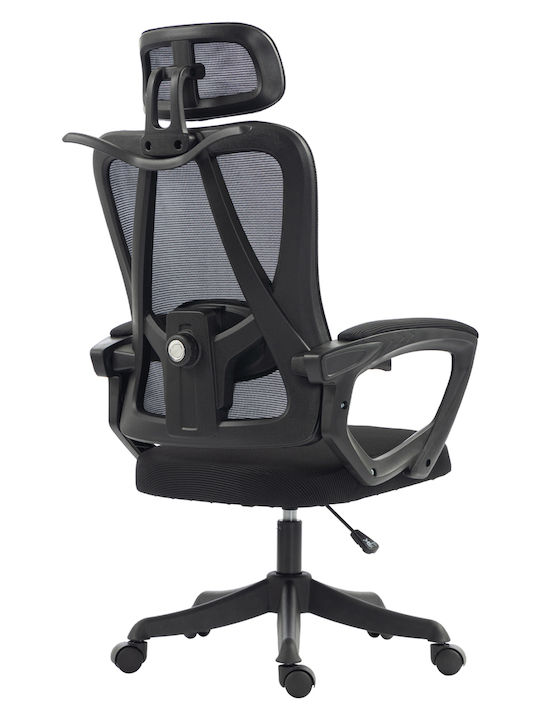 HomeMarkt Frantic Office Chair with Adjustable Black Arms