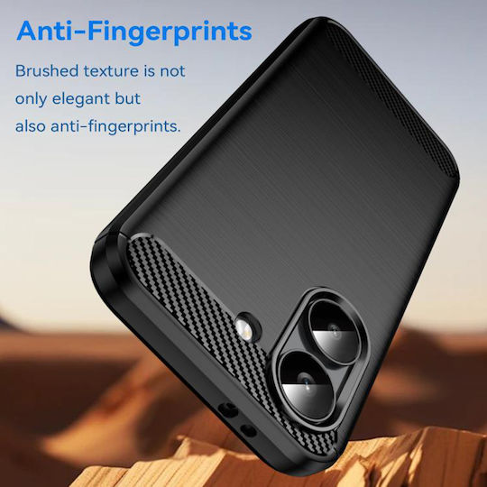 Techsuit Carbon Silikon Bumper Kunststoff Blau (Poco X8 Pro)