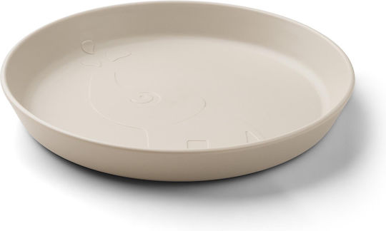 Done by Deer Children's Food Plate Elphee from Plastic Beige