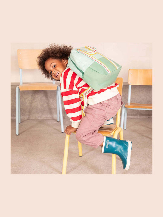 Lilliputiens School Backpack for Elementary Green 29 x 11 x 30 cm