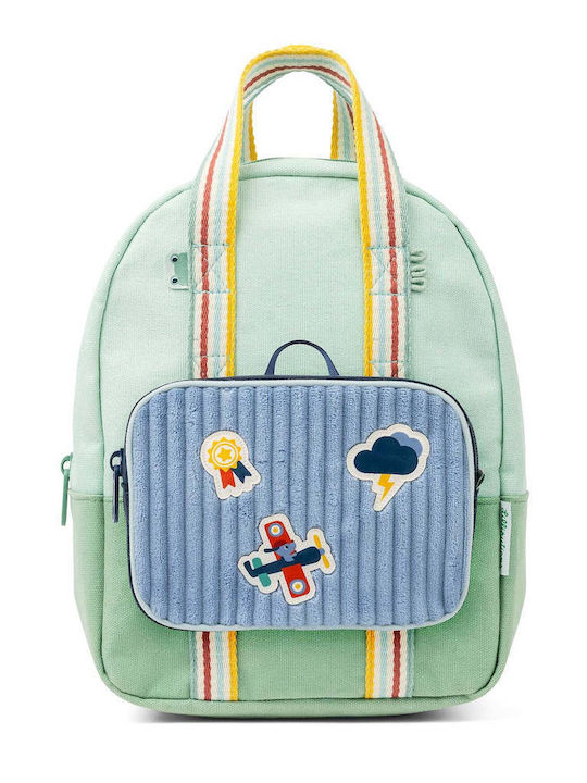 Lilliputiens School Backpack for Elementary Green 29 x 11 x 30 cm