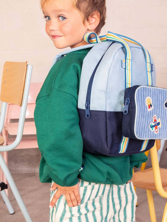 Lilliputiens School Backpack Elementary Blue 29 x 11 x 30cm