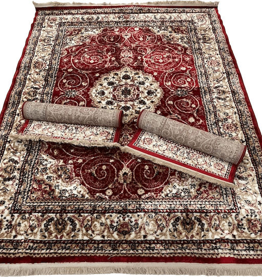 Σετ Χαλιά Κρεβατοκάμαρας Burgundy ANTIC-SET160-VIS 3τμχ Σετ Χαλιά Κρεβατοκάμαρας Burgundy ANTIC-SET160-VIS 3τμχ