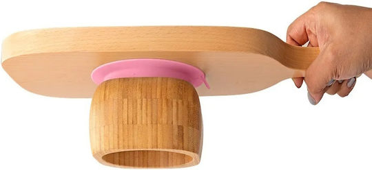 Eco Rascals Bamboo Feeding Set with Anti-Slip Base Beige 2pcs