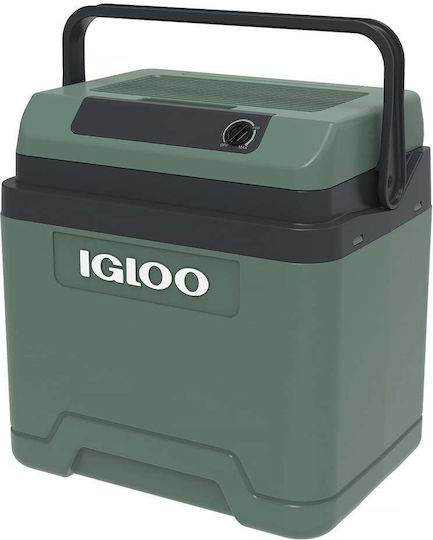Igloo Преносим Хладилник Термоелектрически 24л 12V Зелен