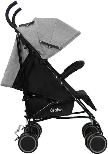Asalvo Tokyo Umbrella Stroller Suitable for 6+ Months Gray 5.5kg