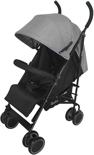 Asalvo Tokyo Umbrella Stroller Suitable for 6+ Months Gray 5.5kg