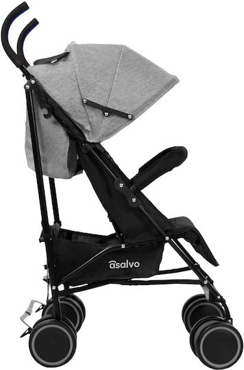 Asalvo Tokyo Umbrella Stroller Suitable for 6+ Months Gray 5.5kg