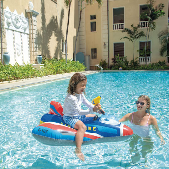 AMILA Swimtrainer Life Buoy with Diameter 117cm Blue