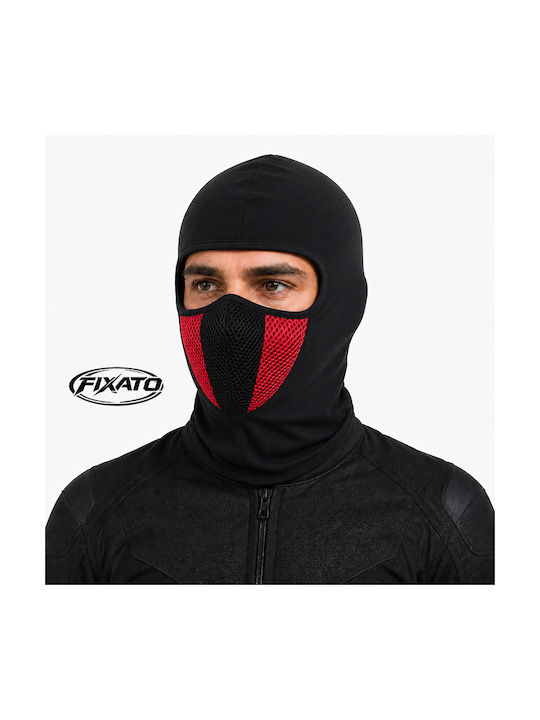 FIXATO Full Face Μπαλακλάβα Αναβάτη Μοτοσυκλέτας Μαύρο Χρώμα